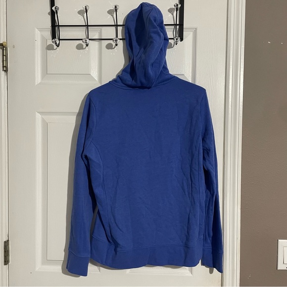 The North Face Hoodie Womens Medium Blue Sweatshirt Pullover Outdoors Activewear - Picture 6 of 7